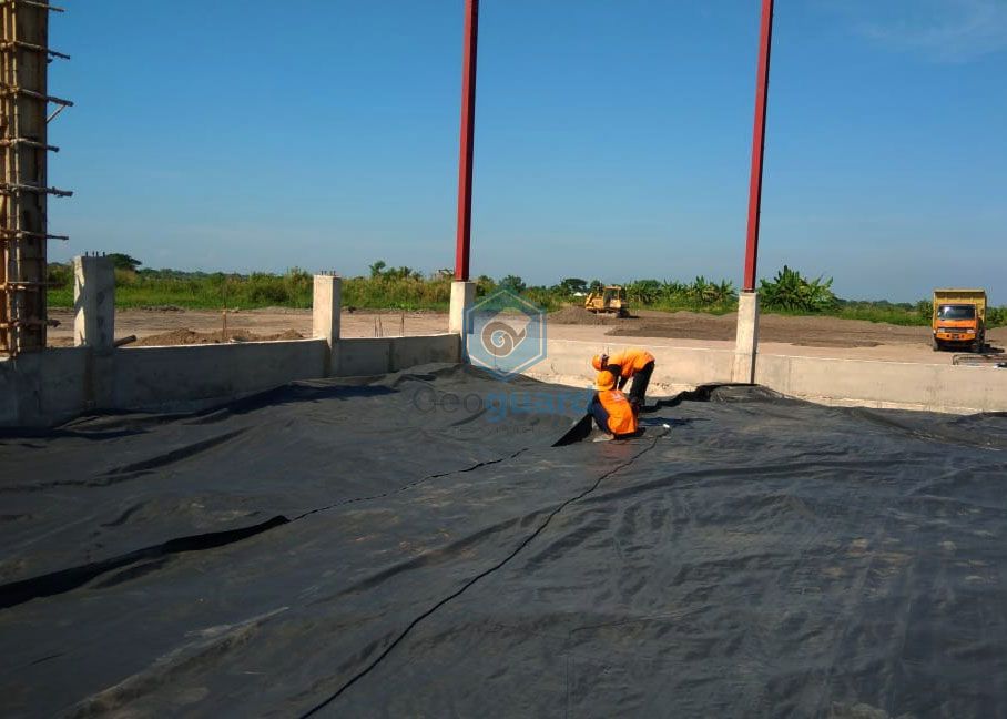 Geotextile Woven Work at Warehouse Area (Safe n Lock)